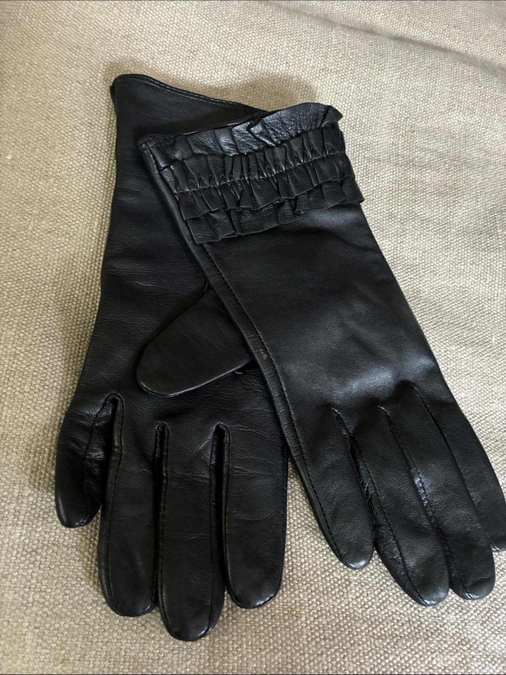 Brown Leather Women's Dress Gloves